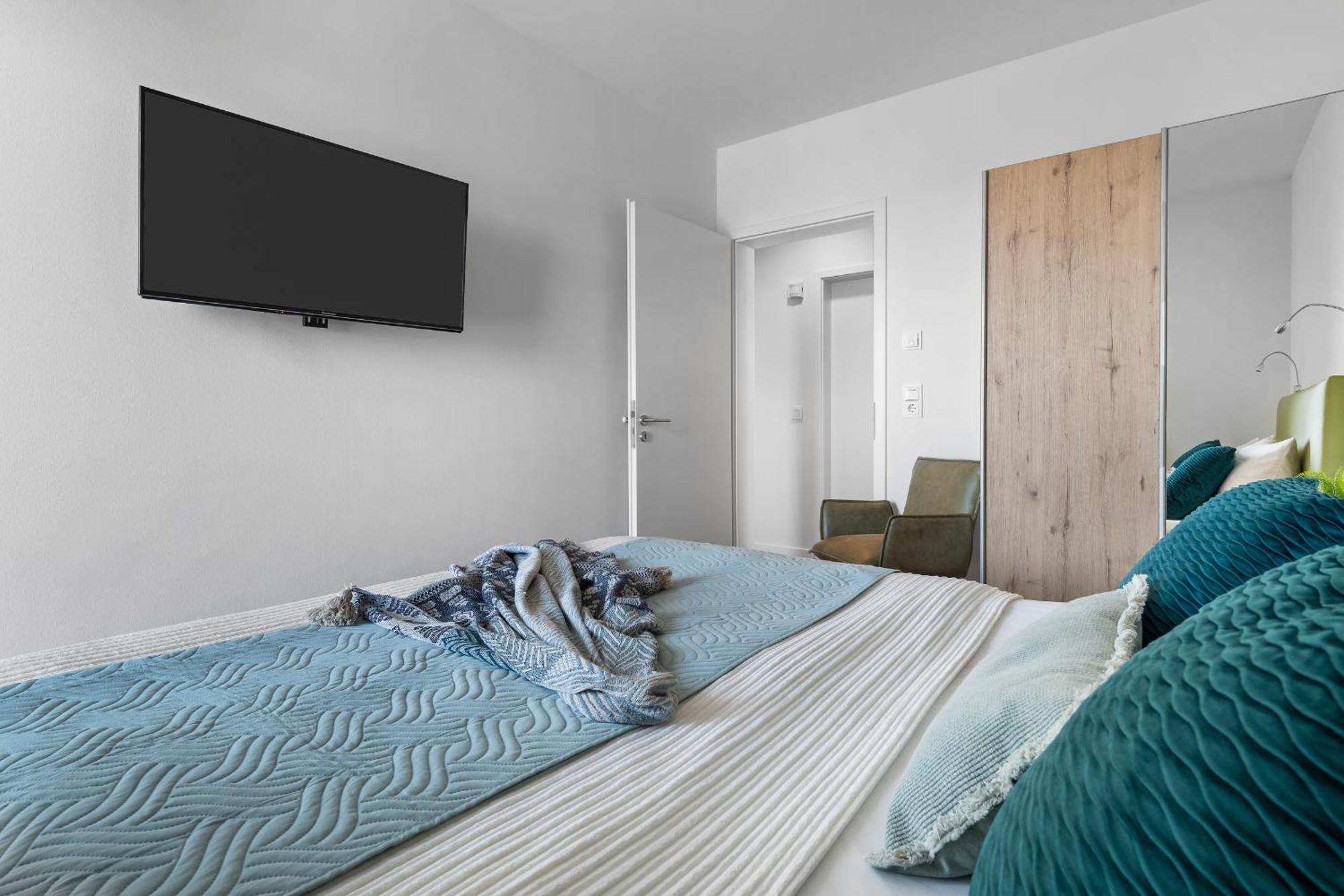 Ferienwohnung Ocean Star- 1 OG, Balkon, Hafenblick, Kamin Olpenitz Exterior foto